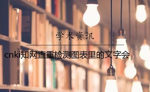 cnki知網(wǎng)查重檢測圖表里的文字會檢驗(yàn)嗎