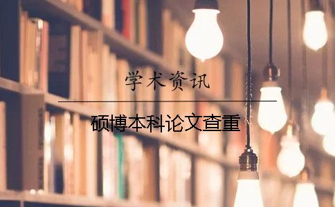 碩博本科論文查重