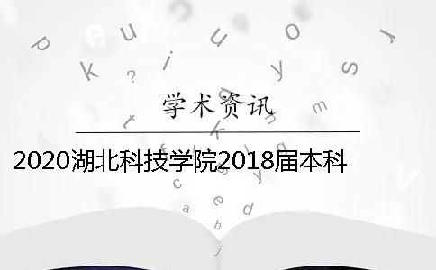 2020湖北科技學院2018屆本科畢業(yè)論文知網查重通知